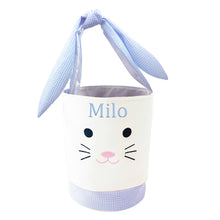 Load image into Gallery viewer, Easter Bunny Basket, Blue