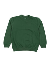 Load image into Gallery viewer, Kids Long Sleeve Sweatshirt Basics Back to School Kids: GREEN / 3 Year