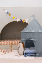 Load image into Gallery viewer, Recycled Fabric Play Tent Castle - Solid Colors: Purple Iris