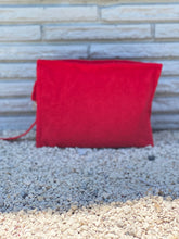 Load image into Gallery viewer, Large Terry Pouch Plastic Lined: Navy