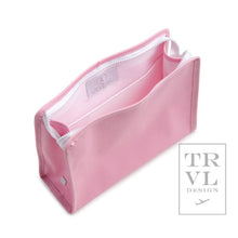 Load image into Gallery viewer, Roadie Large - Bunny Toile Pink Zip Pouch