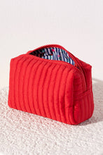 Load image into Gallery viewer, EZRA SMALL BOXY COSMETIC POUCH: Pink
