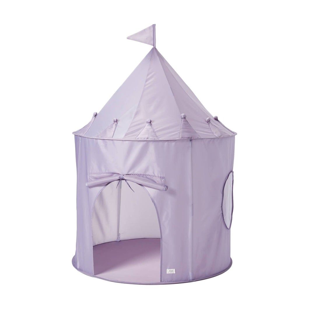 Recycled Fabric Play Tent Castle - Solid Colors: Purple Iris