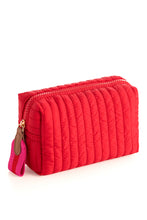 Load image into Gallery viewer, EZRA SMALL BOXY COSMETIC POUCH: Pink
