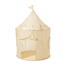 Load image into Gallery viewer, Recycled Fabric Play Tent Castle - Solid Colors: Beige
