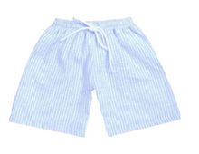 Load image into Gallery viewer, SEERSUCKER SWIM TRUNKS
