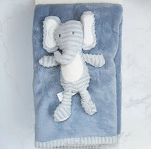 Load image into Gallery viewer, BABY BLANKET &amp; STUFFED ANIMAL
