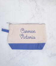 Load image into Gallery viewer, CANVAS ZIPPER POUCH
