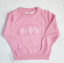Load image into Gallery viewer, MONOGRAMMED SWEATER
